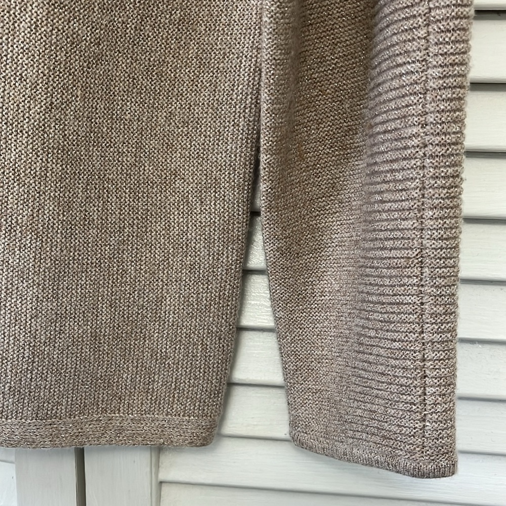 Talbots Bateau Neck Dolman Sleeve Shimmer Sweater, Wool Blend - Picture 6 of 9